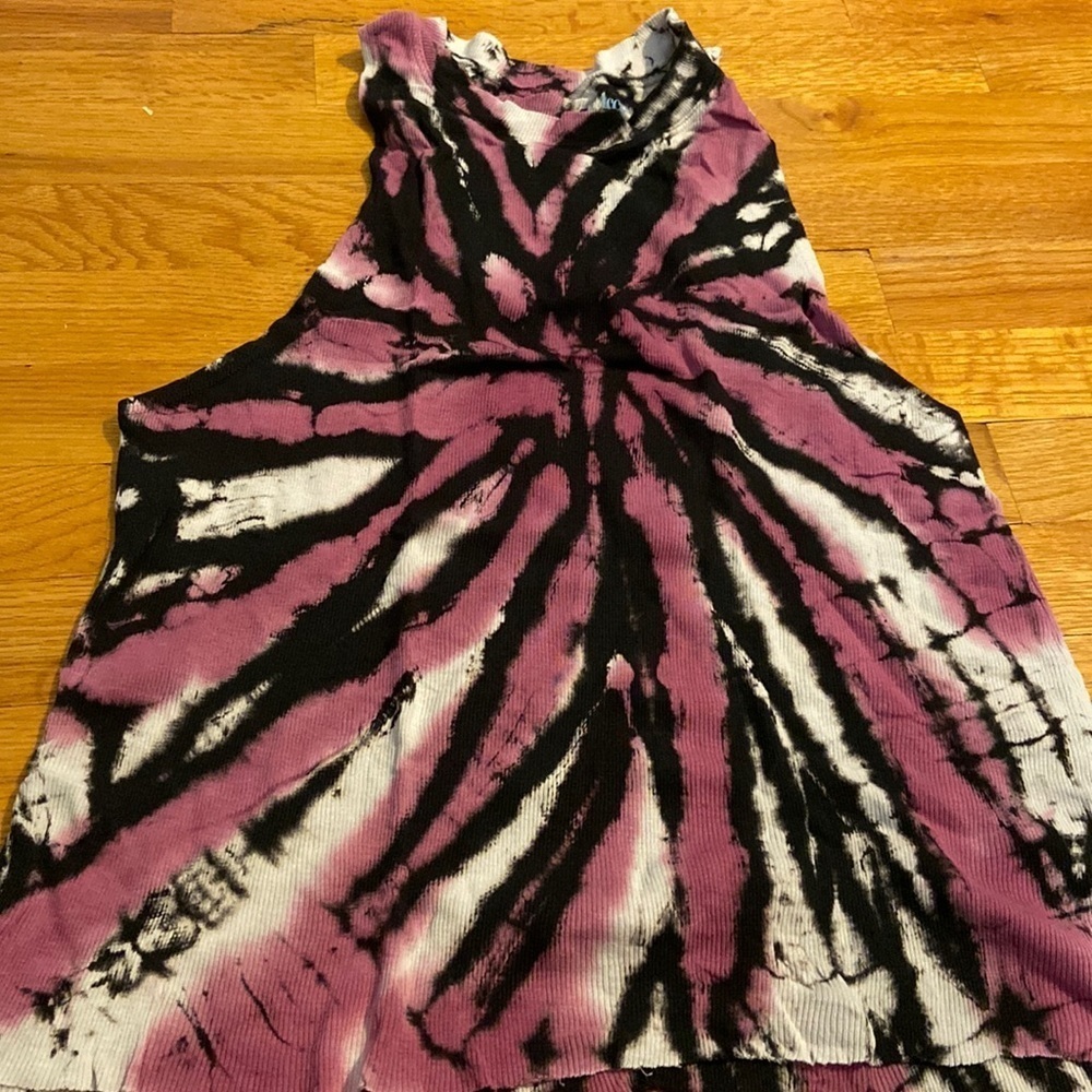 WOMEN’S All Access tank top. Pink/black/white. Size S